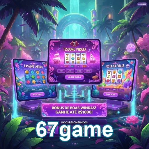 Ilustração de Acesse o aplicativo cassino da 67game com segurança e agilidade
