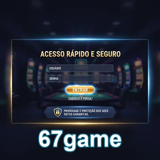 Ilustração de Explore o cadastro rápido e seguro no 67game
