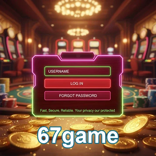 Ilustração de Acesse rapidamente o 67game com login simples e seguro