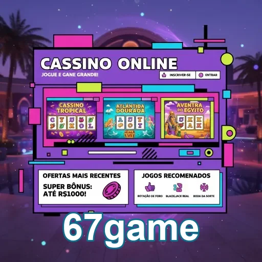 Ilustração de 67game em destaque