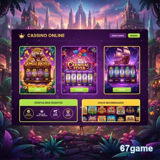 Ilustração de Jogos de Slot Diversificados